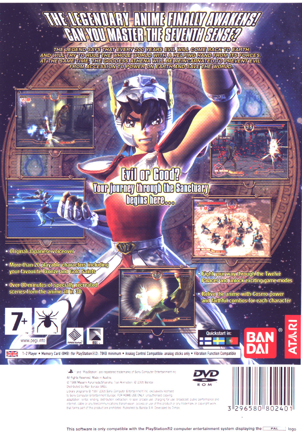 Otaku Gallery  / Videogames / Saint Seiya - The Sanctuary / Cover / 002.jpg